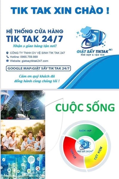 Catalogue giới thiệu - Giặt Sấy Tik Tak 247 - Công Ty TNHH Dịch Vụ Vệ Sinh Tik Tak 247